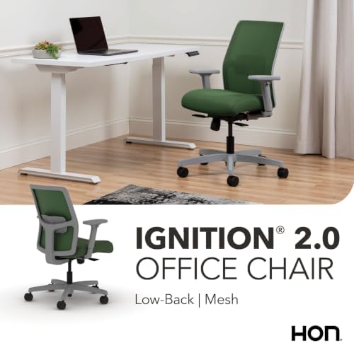 HON Ignition 2.0 Low Back Ergonomic Office Chair, Desk Chair, Leaf