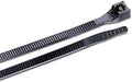 Gardner Bender 46-206UVB Doublelock Cable Tie, 6 Inch., Tensile Strength, Wire / Cord Management Industrial and Household Use, Nylon Zip Tie, 100 Pk., UV Resistant Black