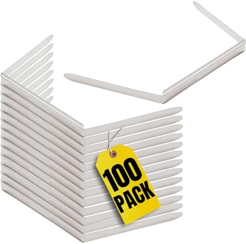 1InTheOffice Paper Fasteners, Prong Fasteners, Metal Fasteners, 2 Inch, 2.75" Center to Center, 100 Pieces/Pack, (100)
