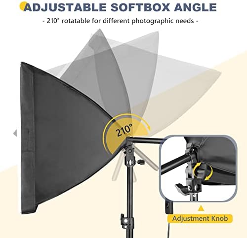Torjim Softbox Photography Lighting Kit | 16" X 16" & 85W LED Studio Light