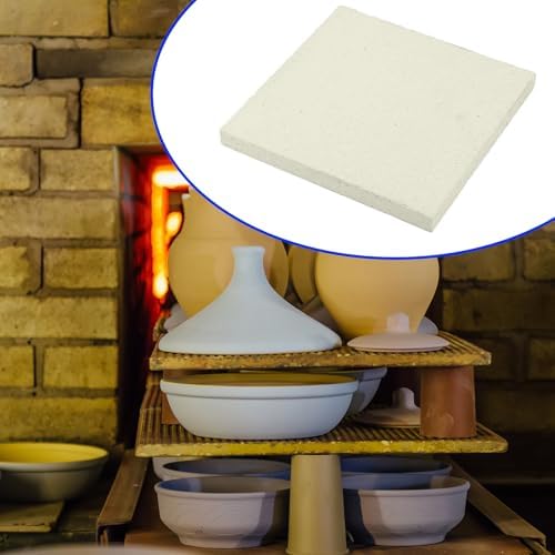 Weysat Square Kiln Shelf for Glass Fusing and Ceramics, Use in Any Kiln (7 x 7 x 0.6 Inch,1250℃)
