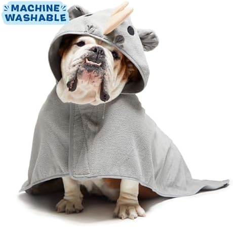 BARKBOX Dog Bathrobe - for Dogs - Medium