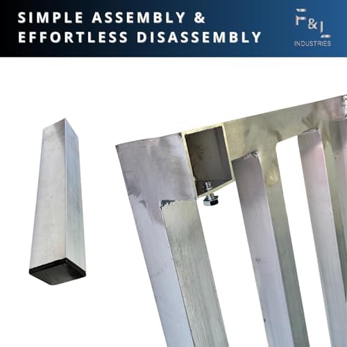 Winco 14" x 24" Aluminum Dunnage Rack