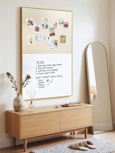 ARCOBIS Dry Erase Cork Board Combo