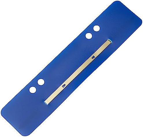 Durable Flexi Filing Strip Fastener 34 x 150mm, Pack of 250 Fastening Strips, Dark Blue in Colour, Ideal for Organising and Storing Documents