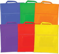 Really Good Stuff Store More Medium Book Pouches, 6-Pack, Grouping Colors