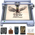 Creality Falcon 10W Laser Engraver, with Honeycomb Laser Bed 500x500mm, 10000mm/min, 72000mW High-Precision Laser Cutter for Wood, Acrylic, Pre-Installation and Out-of-The-Box