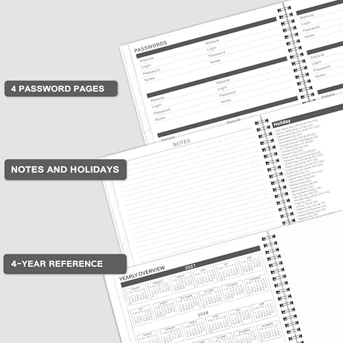 2027-2029 Monthly Planner/Calendar - Jan. 2027 - Dec. 2029, 3 Year Calendar