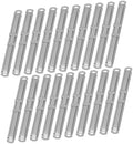 jojofuny 50pcs Prong Paper Fastener Standard Hole Punch Compressors for Document Organization Smooth Surface Space Saving Versatile for Home Office School Files