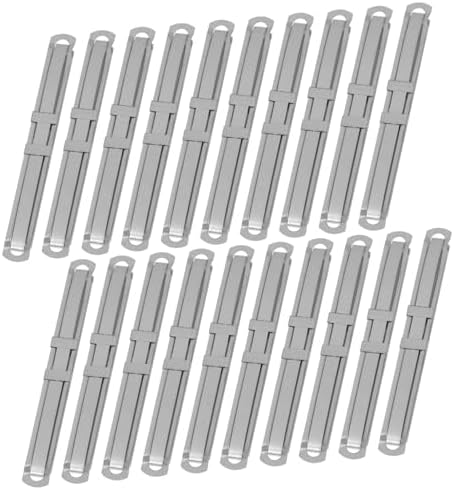 jojofuny 50pcs Prong Paper Fastener Standard Hole Punch Compressors for Document Organization Smooth Surface Space Saving Versatile for Home Office School Files