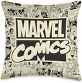 Marvel Comics Retro Comic Panels Throw Pillow