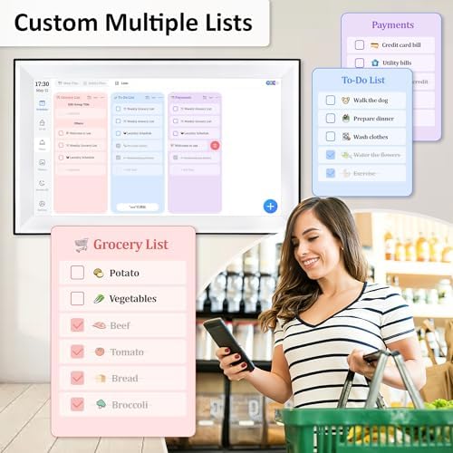 15.6“ Smart Digital Calendar Smart Electronic Planner Calendar Sync