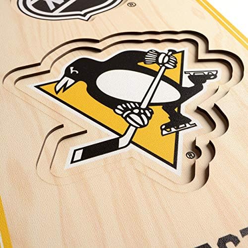 YouTheFan NHL Pittsburgh Penguins 3D 8 x 32 Stadium Banner