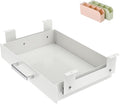 Gome Under Desk Pull-Out Drawer - Storage Organizer Office Mounted, Easy Slide-Out Pencil Drawer for Saving Space, Ideal for Sit-Stand Workstation (For 1.2" Support Bar Under Desk)