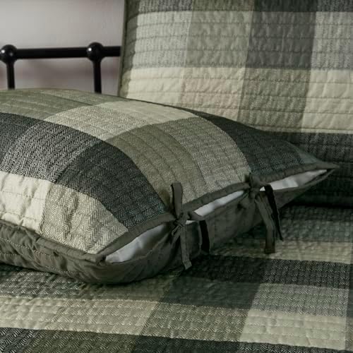 Madison Park Cabin Lodge Plaid Herringbone Daybed Cover Set, 6PC, 39"x75"