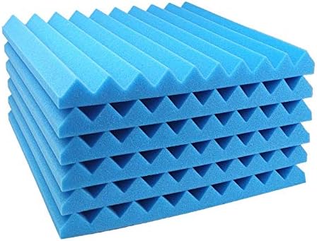 JBER 12 Pack Acoustic Foam Panels, Wedges Sound Proof Foam Panels for Walls