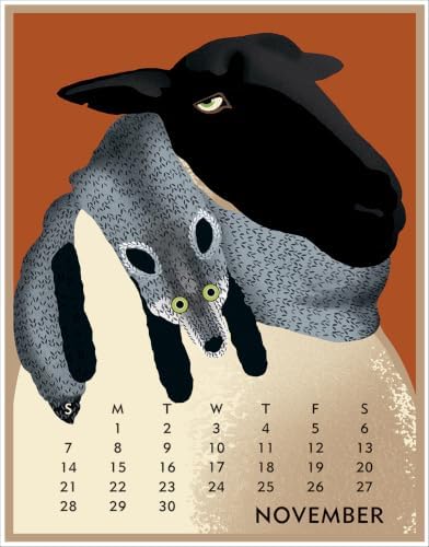 Linnea Design 2027 Desktop Calendar 5 x 7" Artwork by Johanna Riley and Linnea Riley