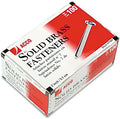 High-Quality Brass Round Head Fasteners, 2" Capacity, 100/Box ACC71507