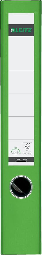 Leitz 180° Lever Arch File Plastic 50 mm - ring binders (Green, Plastic, A4)