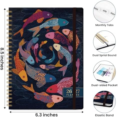 ZOTIA Planner 2026-2027 Jul 2026-Jun 2027 Academic Monthly & Weekly Planner