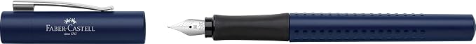 Faber-Castell Grip 2011 Fountain Pen - Medium Nib, Classic Blue