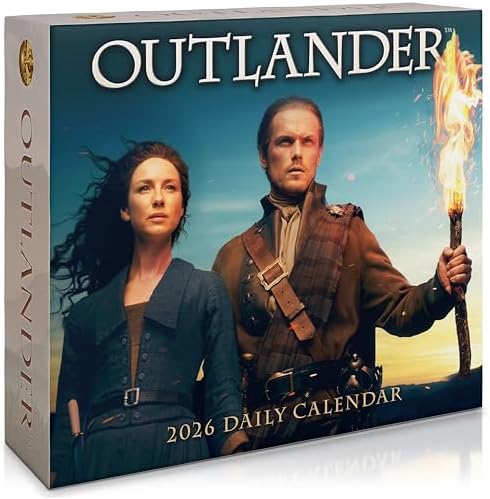 Outlander 2026 Daily Desk Calendar: Boxed Page-a-Day Calendar with Day-to-Day Quotes, Images & Timeless Moments from The Beloved TV Series