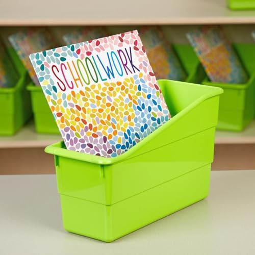 Really Good Stuff Durable Book & Binder Holder, 5-Pack, Bright Neon Colors