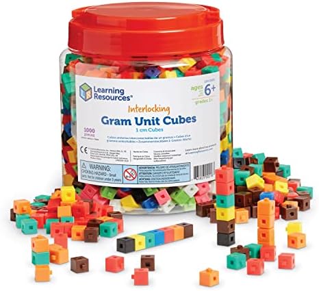 Learning Resources Interlocking Gram Unit Cubes