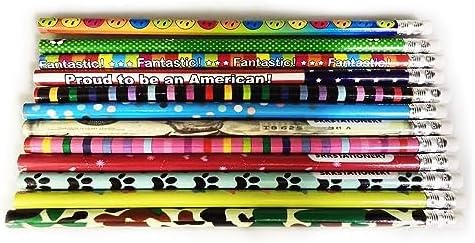 SKKSTATIONERY Assorted Colorful Wooden Pencils, 144 Count