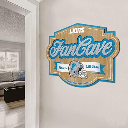 YouTheFan NFL Detroit Lions FanCave Wall Art