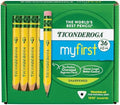 Ticonderoga My First Short Triangular Wood-Cased Pencils, #2 HB Soft