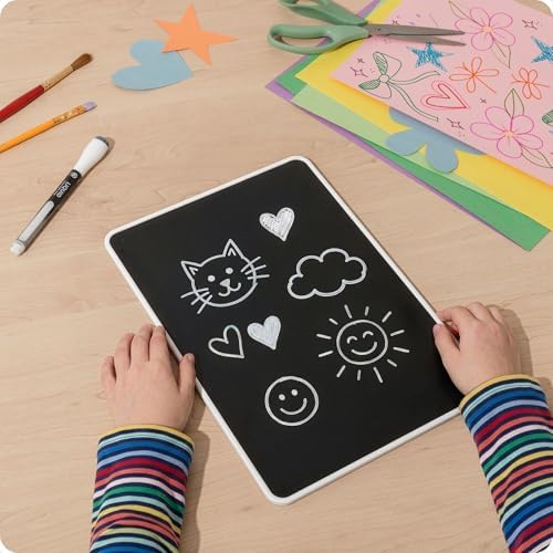 U Brands Mini Dry Erase Board for School, 1 Count Double Sided - White