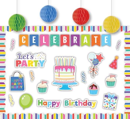 Teacher Created Resources Colorful Happy Birthday Create & Decorate Quick Kit (TCR9465)