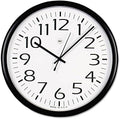 Universal Round Wall Clock, Black, 12 (11641)