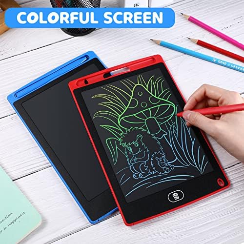 Zhehao 32 Pcs LCD Writing Tablet for Kids 8.5" Erasable Doodle Board