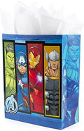 Hallmark 15" XL Avengers Gift Bag with Tissue Paper (Thor, Hulk, Iron Man)