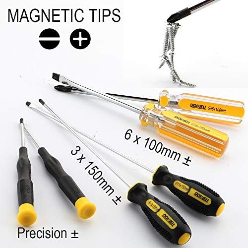 DOWELL 24 pcs Homeowner Tool Set, Home Repair Hand Tool Kit