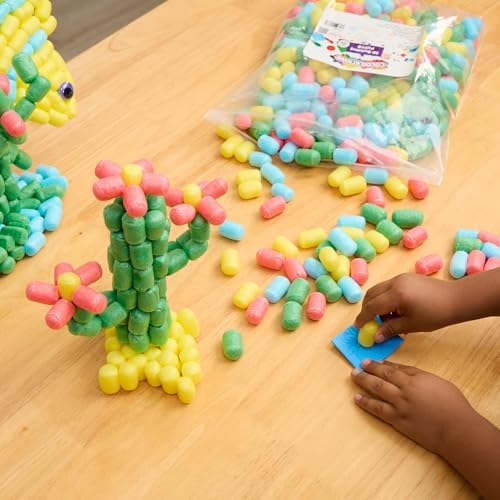Colorations 3D Building Puffs - 1200 Pieces
