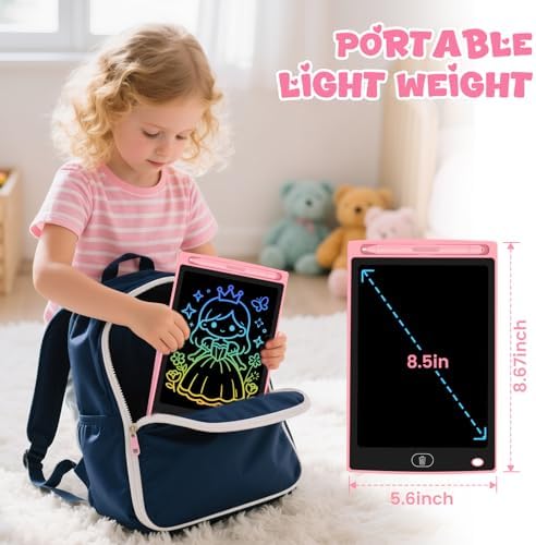 32 Pack LCD Writing Tablet for Kids, Erasable and Reusable Toddler Doodle Board in 8.5 inch, Ideal Educational Drawing Pad for Learning Toy for Ages 3-8 Gifts for Girls Boys