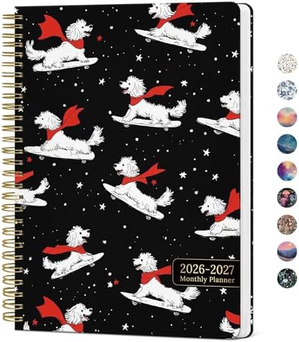 Monthly Planner 2026-2027, 18-Month Aesthetic Calendar, Jul 2026-Dec 2027