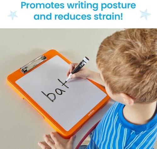 hand2mind Rainbow Writing Slant Boards (Set of 6), Ages 4+