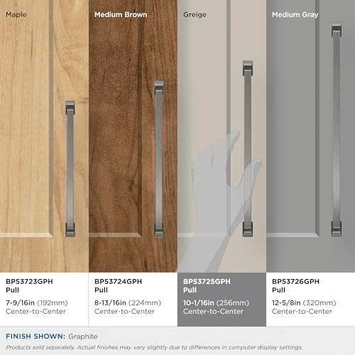 Amerock 10-1/16" Westerly Graphite Drawer Pull