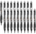 USUAL Retractable Erasable Gel Pens, 0.5mm Fine Point, 20 Black Ink Pens, Make Mistakes Disappear, Smooth Writing for Office & Back-to-School Supplies (20 Black)