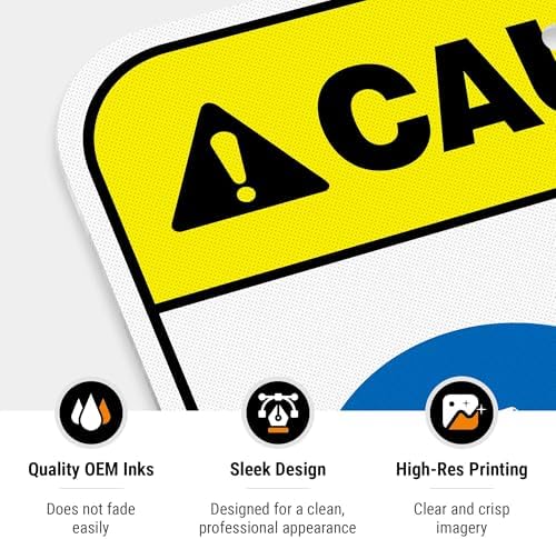 Hard-Hat and Safety Vest Required Sign, ANSI Caution Sign,