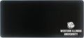 Western Illinois University Classic Cloth Desk Mat, Durable Office Supplies, Non-Slip Base, Responsive Desk Pad with Smooth Cloth Surface, Black