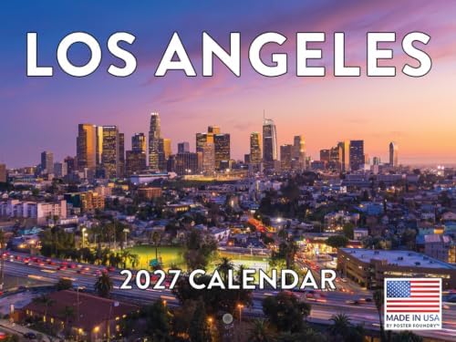 Los Angeles Calendar 2027 LA California Monthly Wall Calender 12 Month