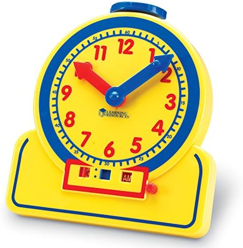 Learning Resources Primary Time Teacher Jr. 12 Hour Learning Clock