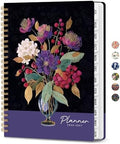 Large Planner 2026-2027, A4 (8.5" x 11") Hardcover Weekly & Monthly Planner July 2026 - June 2027 with Monthly Tabs, Academic Planner for School, Work and Office, Opulent Vase