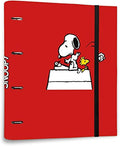 Grupo Erik 4 Ring Binder A4 - Snoopy Stationery | 10.6 x 12.6 inches - 27 x 32 cm - A4 Ring Binder Folder, Document Folder | Peanuts Snoopy Gifts for Dog Lovers