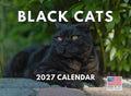 Black Cat Calendar 2027 Monthly Wall Calender 12 Month